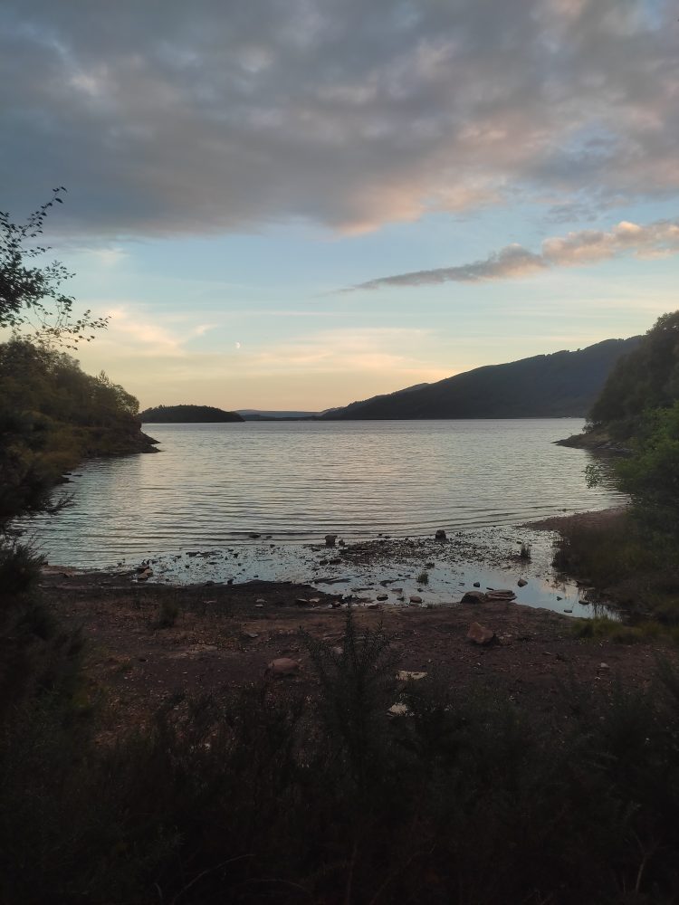 La vue depuis ma tente le deuxième soir
